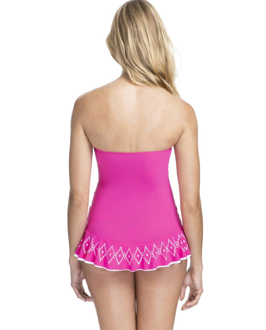 Profile By Gottex - Laser Cut Bandeau Swimdress