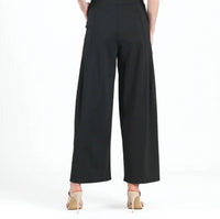Clara Sun Woo - Pleated Wide Leg Pocket Pant