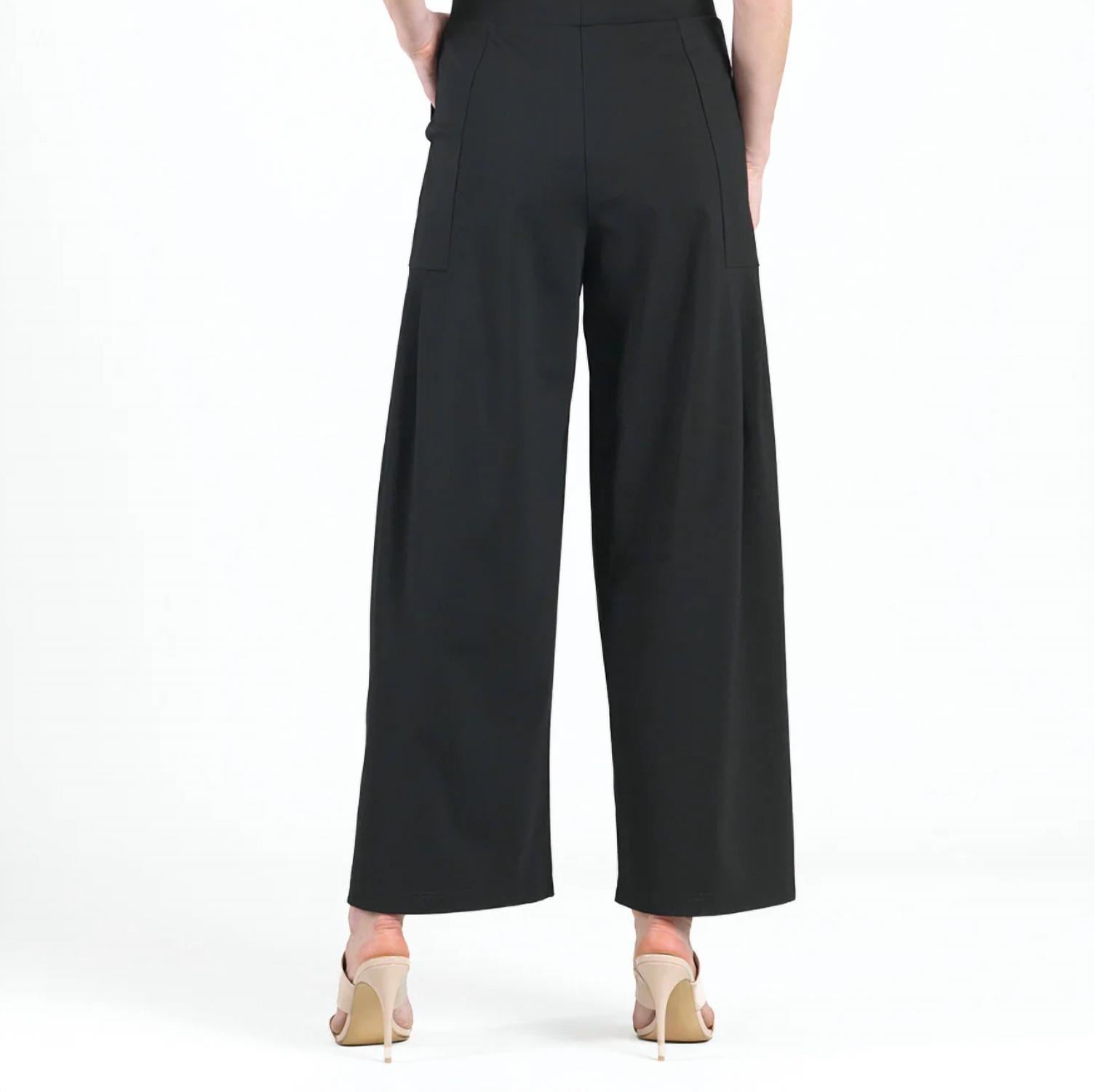 Clara Sun Woo - Pleated Wide Leg Pocket Pant