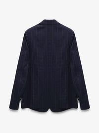 DOROTHEE SCHUMACHER Pinstripe Tailored Blazer in blue - women's jacket - view 4