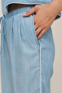 Bella Dahl - Scallop Side Seam Pants