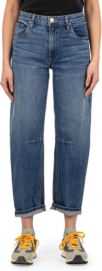 Kut From The Kloth - Ashley High Rise Slouchy Barrel Straight Leg Jeans