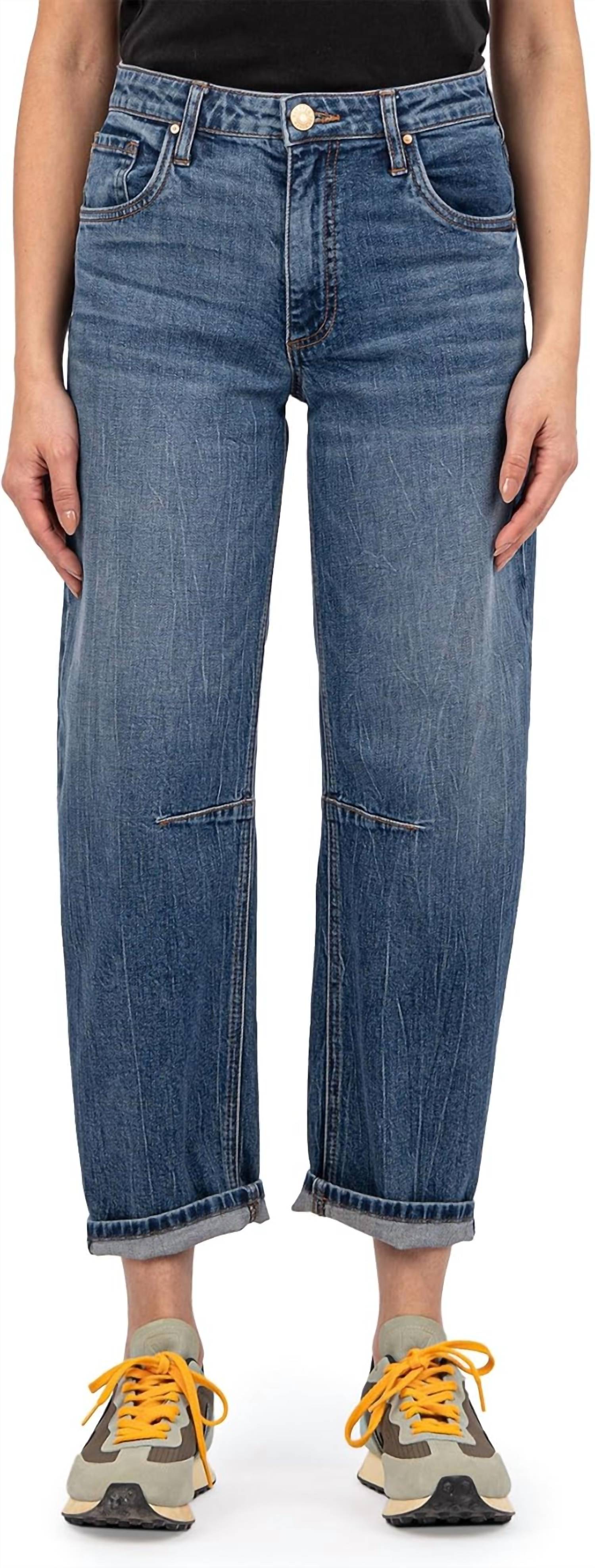 Kut From The Kloth - Ashley High Rise Slouchy Barrel Straight Leg Jeans