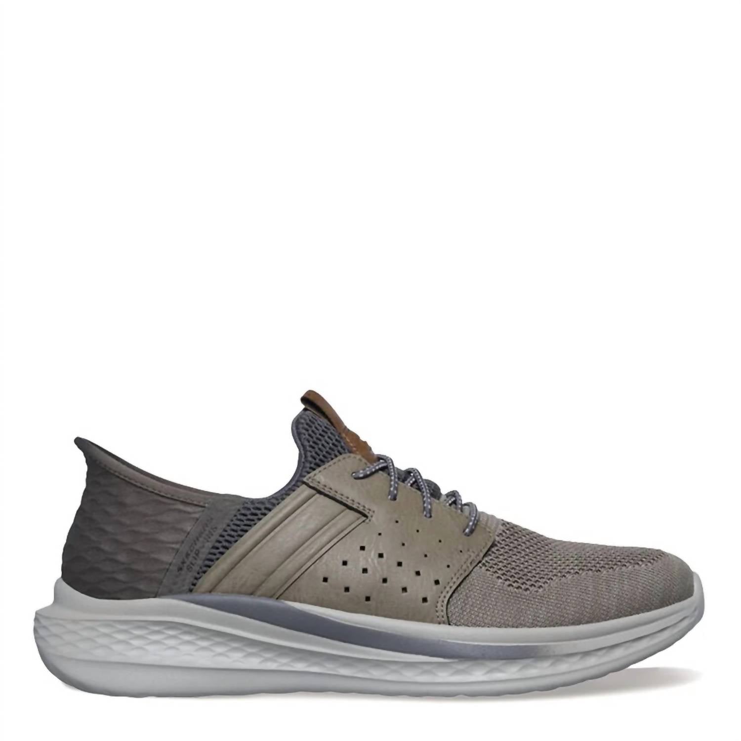 Skechers Men's Slade Slip-in Shoes in shoes in taupe - men's sneaker