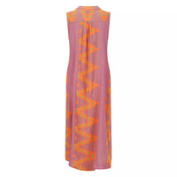 Devotion Twins - Purpuritis Sleeveless A-line V-neck Dress