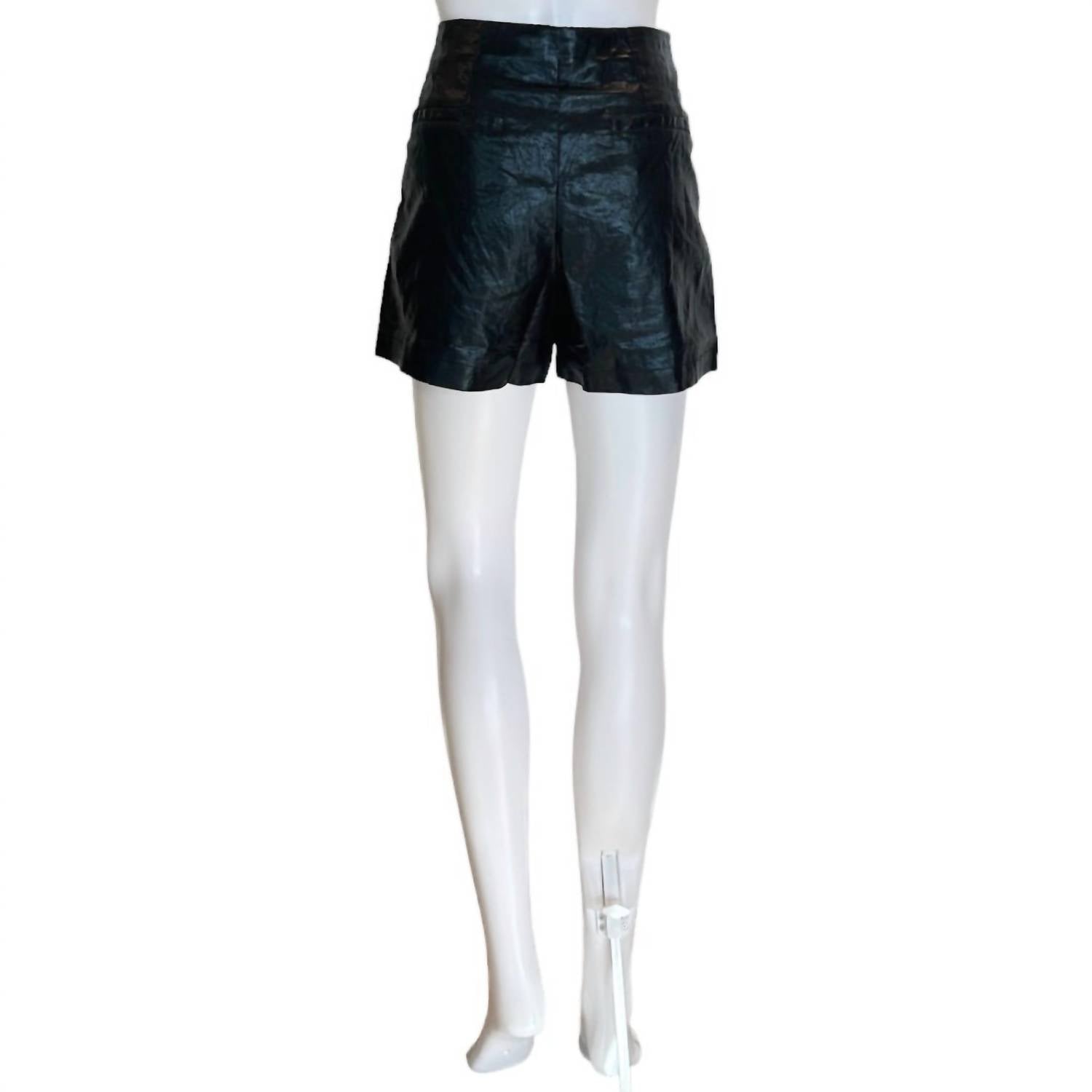 Lanhtropy - Women's Frida Metallic Linen Shorts