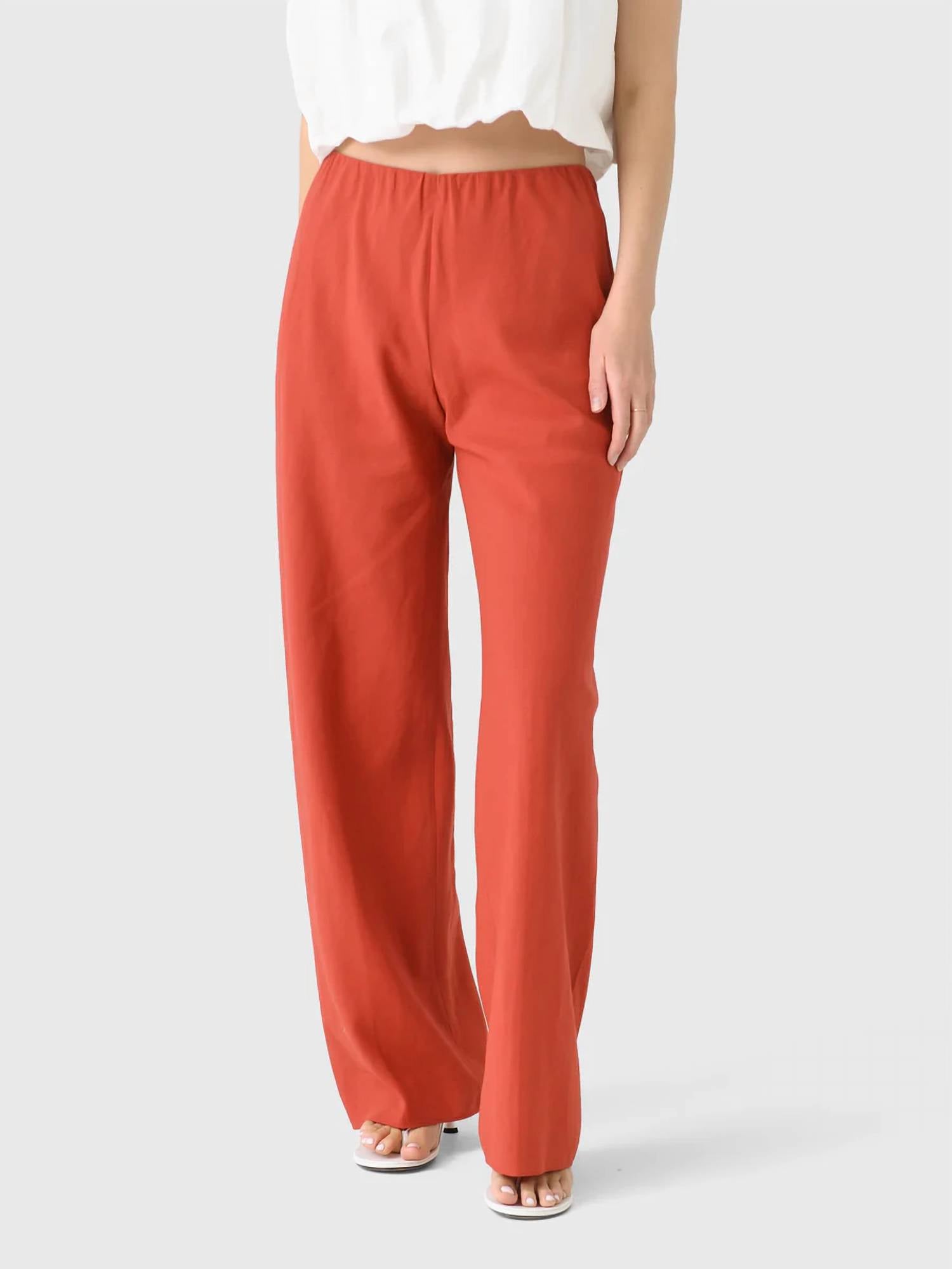 Vince - Cotton-Blend High-Waist Bias Pant