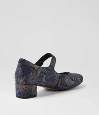 Ziera - Women's Kitty Suede Mary Jane Heels
