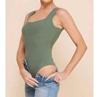 Allie Rose - Lily Square Neck Bodysuit