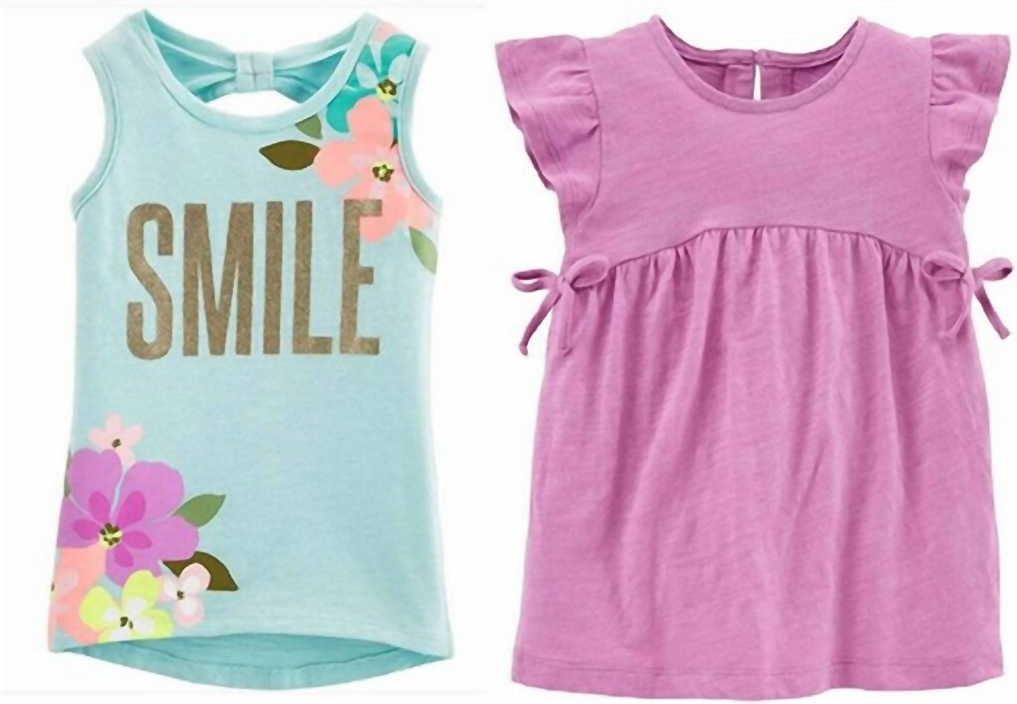 Carter'S - Toddlers Girls Smile Floral T-shirt