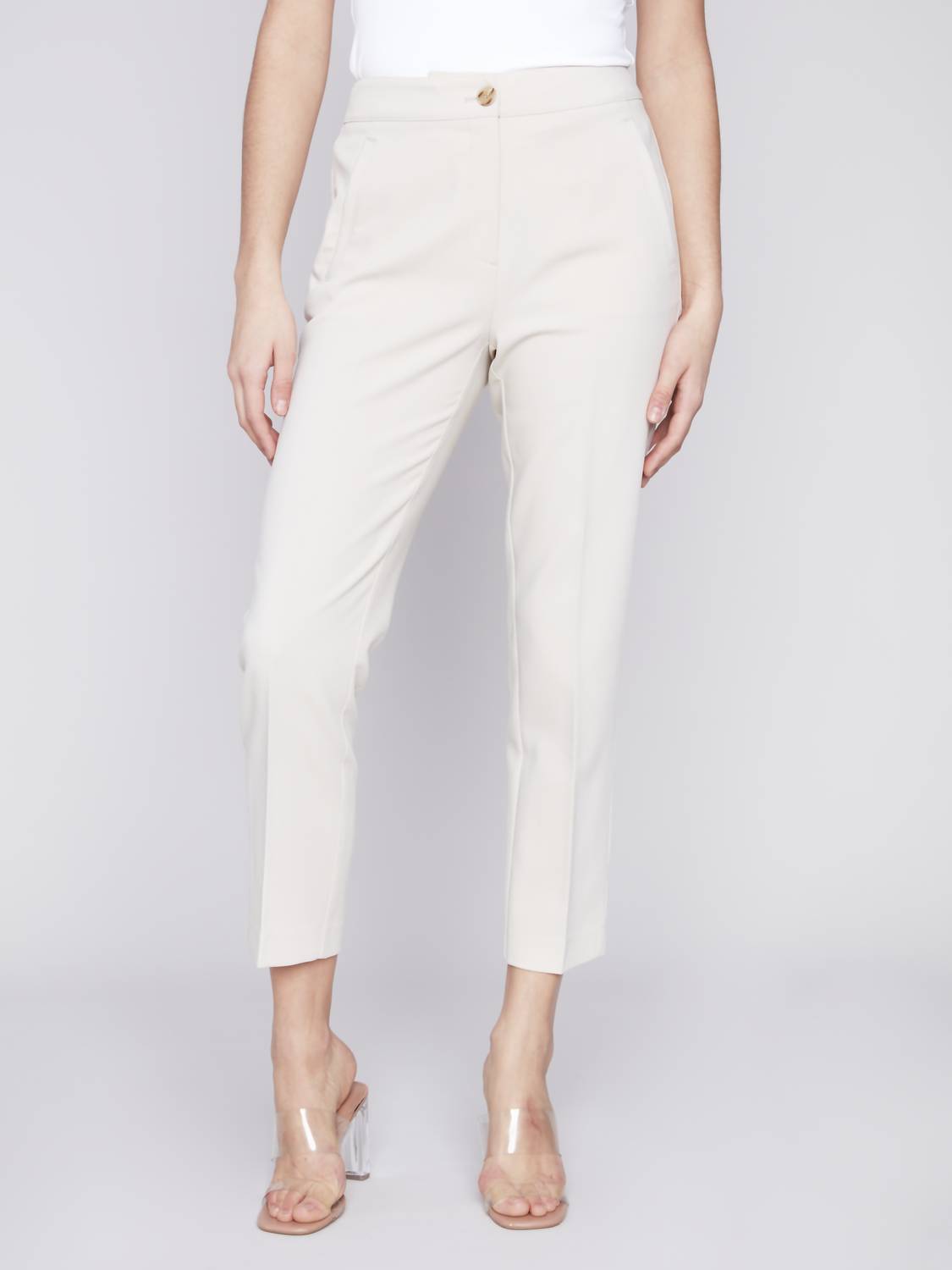 Charlie B - Solid Cropped Pants