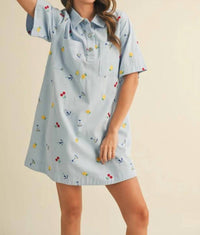&Merci - Seaside Collared Mini Dress