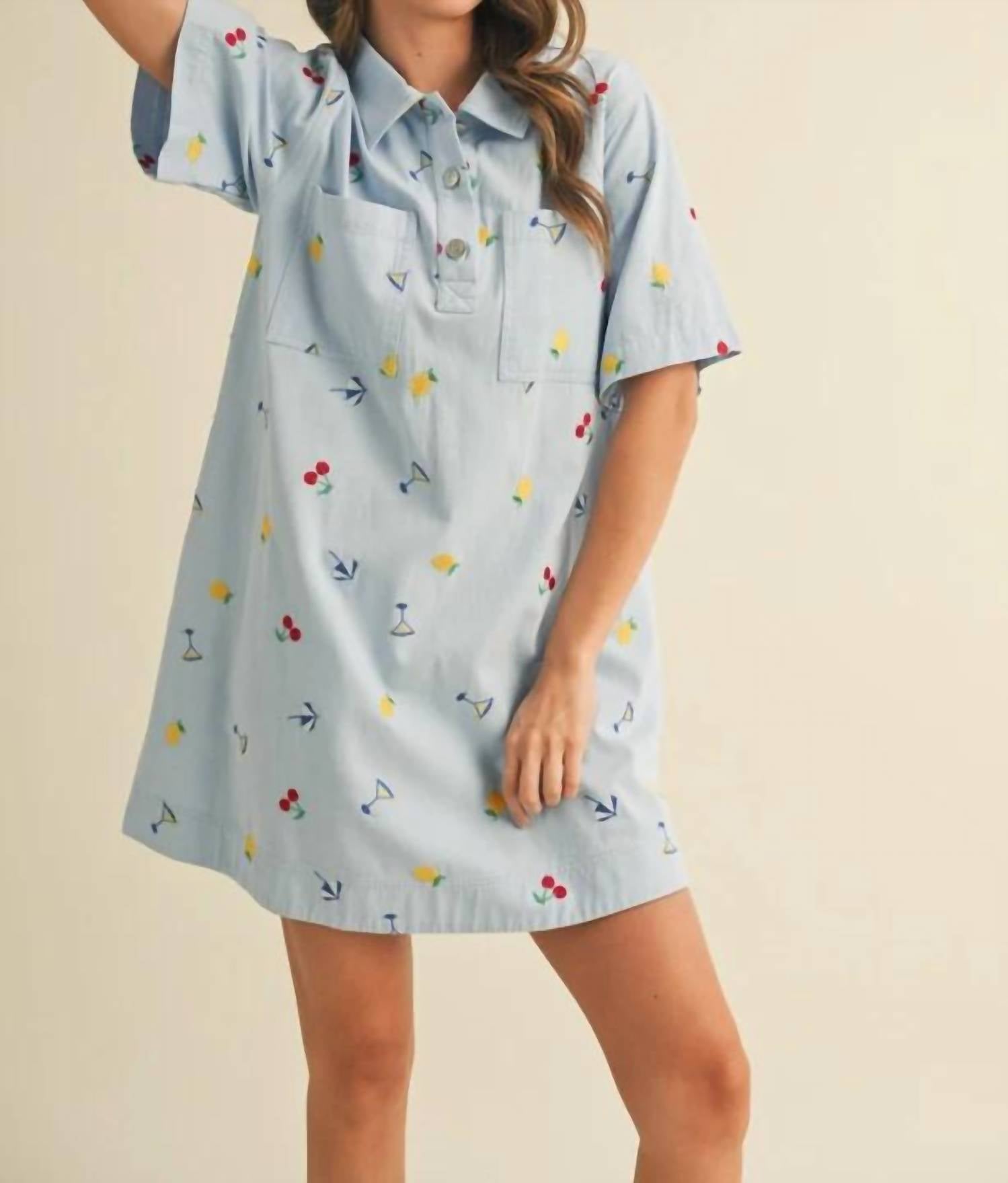 &Merci - Seaside Collared Mini Dress