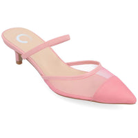 Journee Collection - Women's Allana Slip On Kitten Heel Mule Pump