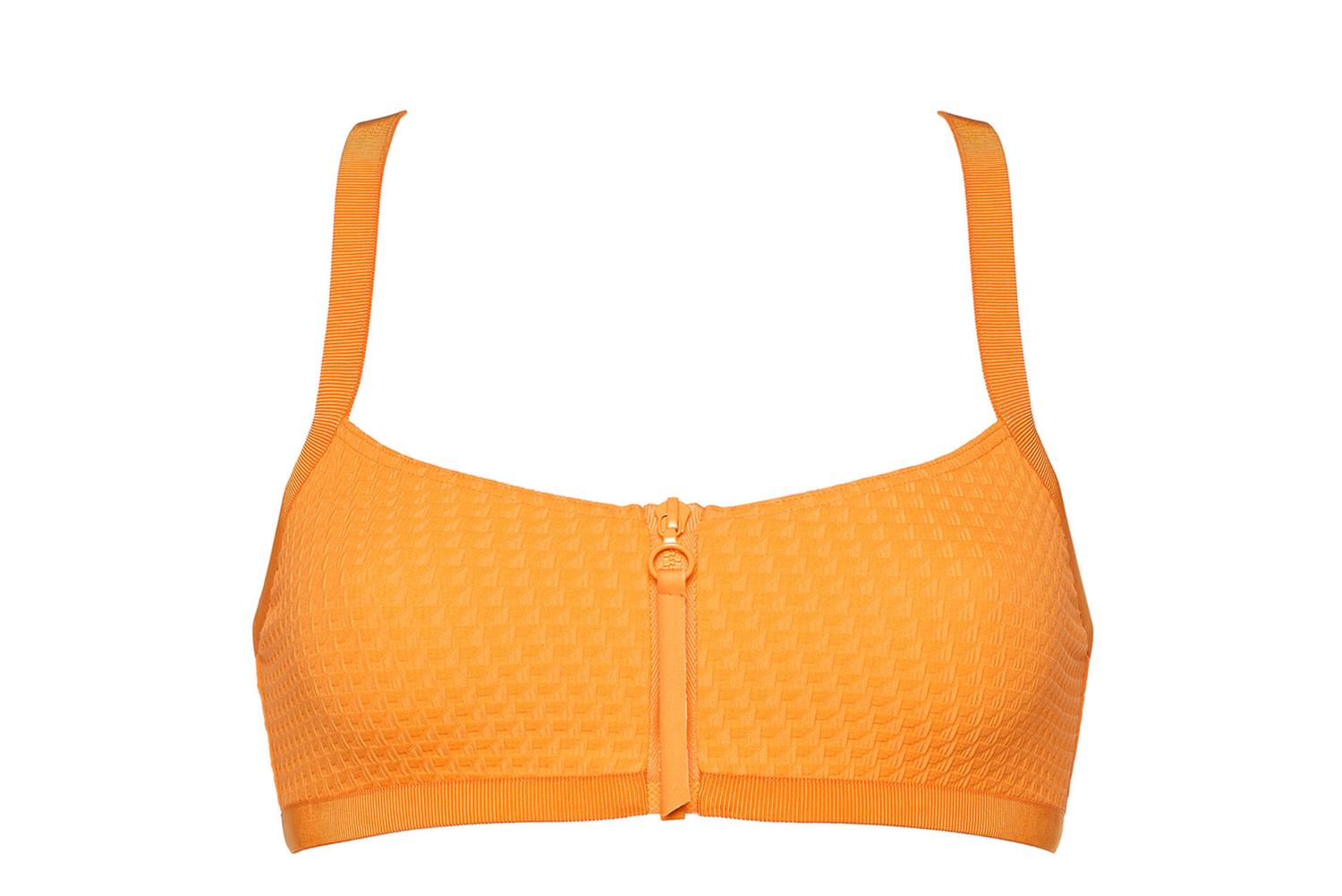 ERES Fame Bralette Bikini Top in kumquat - women's swimwear - alternate view