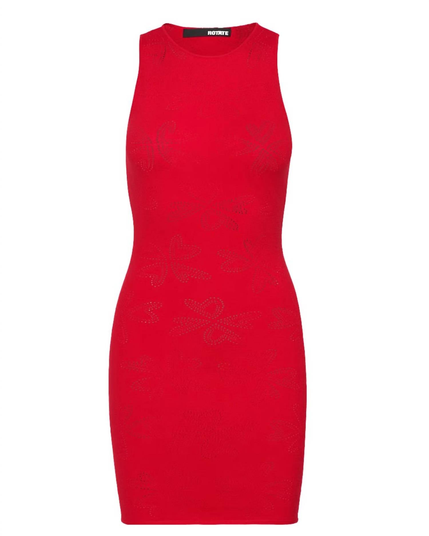 Rotate - Women's Pointelle Knit Tank Dress