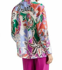 Marella - Printed Linen Short Blouse