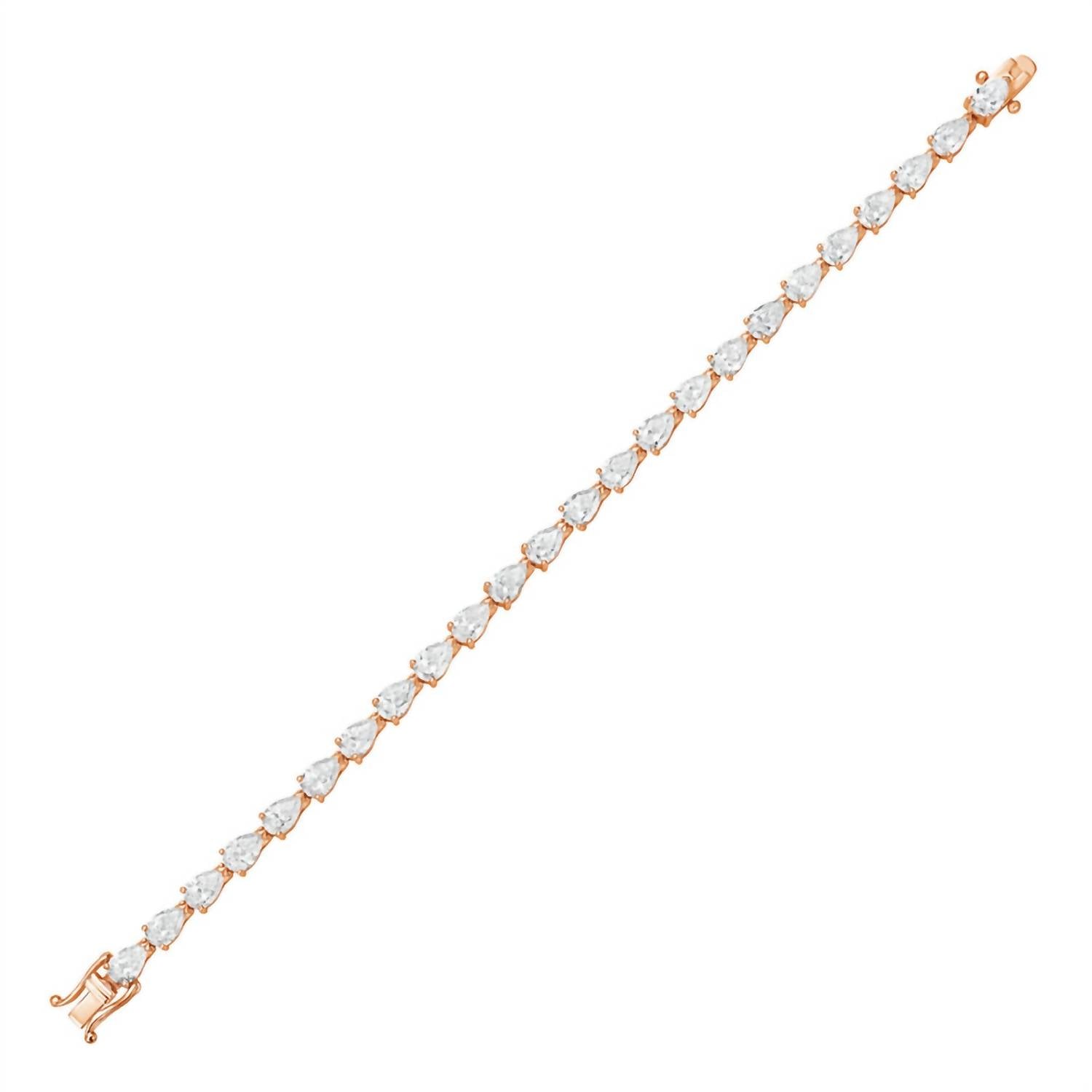 Diana M Jewels - Women's Pear Lab-Grown Diamond Jewelry Bracelet (35.00 Ct) - Signature