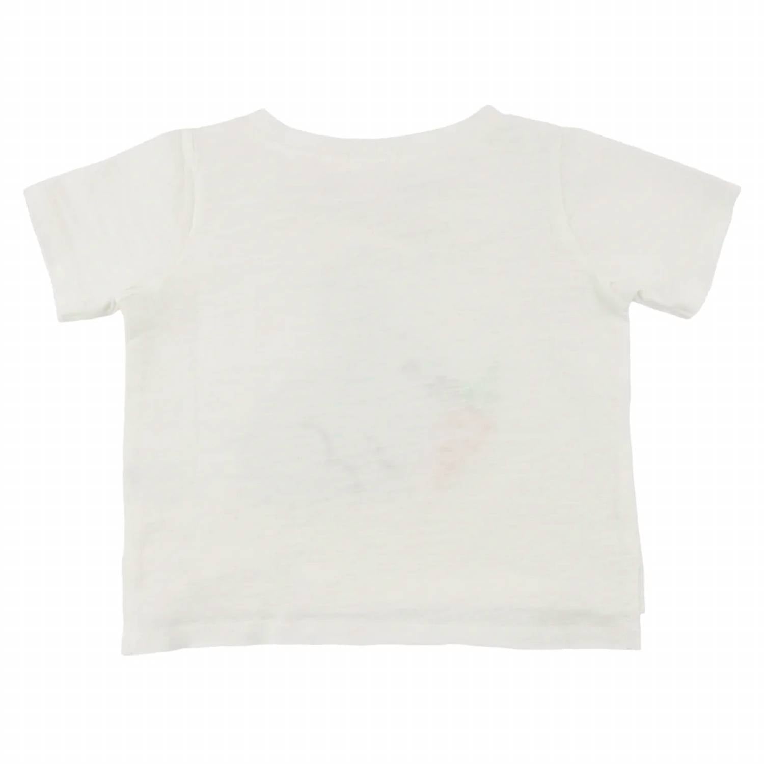 Oh Baby! - Kids Profile Bunny With Carrot Raw Edge Tee