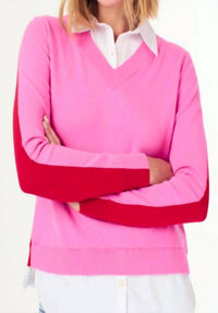 J. Society - Two-tone V-neck Sweater