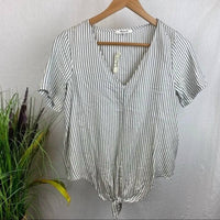 Madewell - Novel Tie-front Top