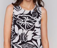 Charlie B - Botanical Sleeveless Tank Top