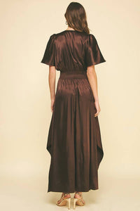 Pinch - Chiffon Slit Detailed Maxi Dress