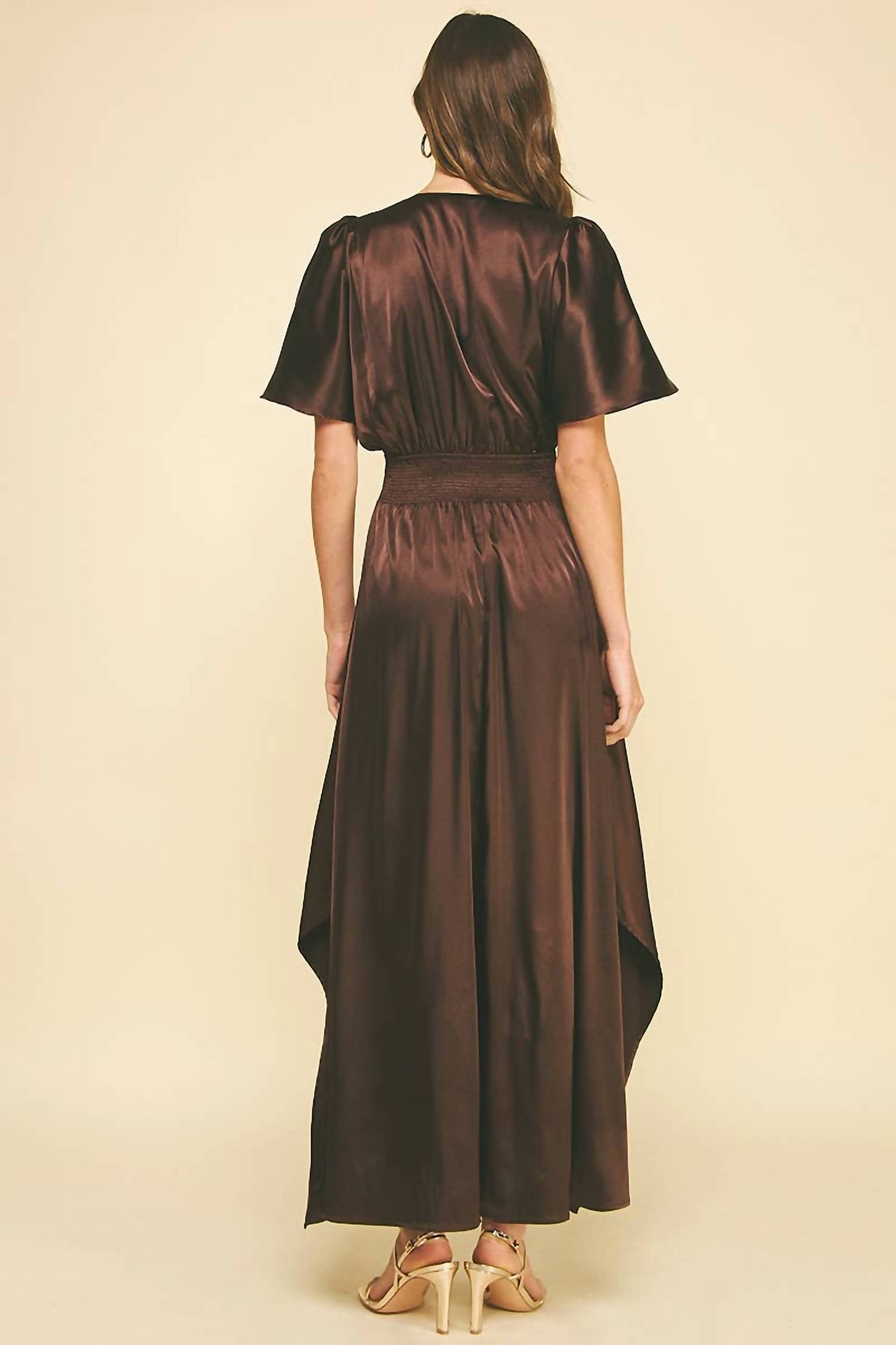 Pinch - Chiffon Slit Detailed Maxi Dress