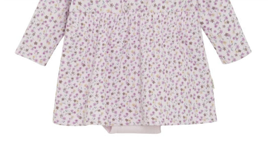 Minymo - Girl's Ribbed Skirted Romper