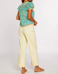 Elizabeth James The Label - Kiki Puff-sleeved Top