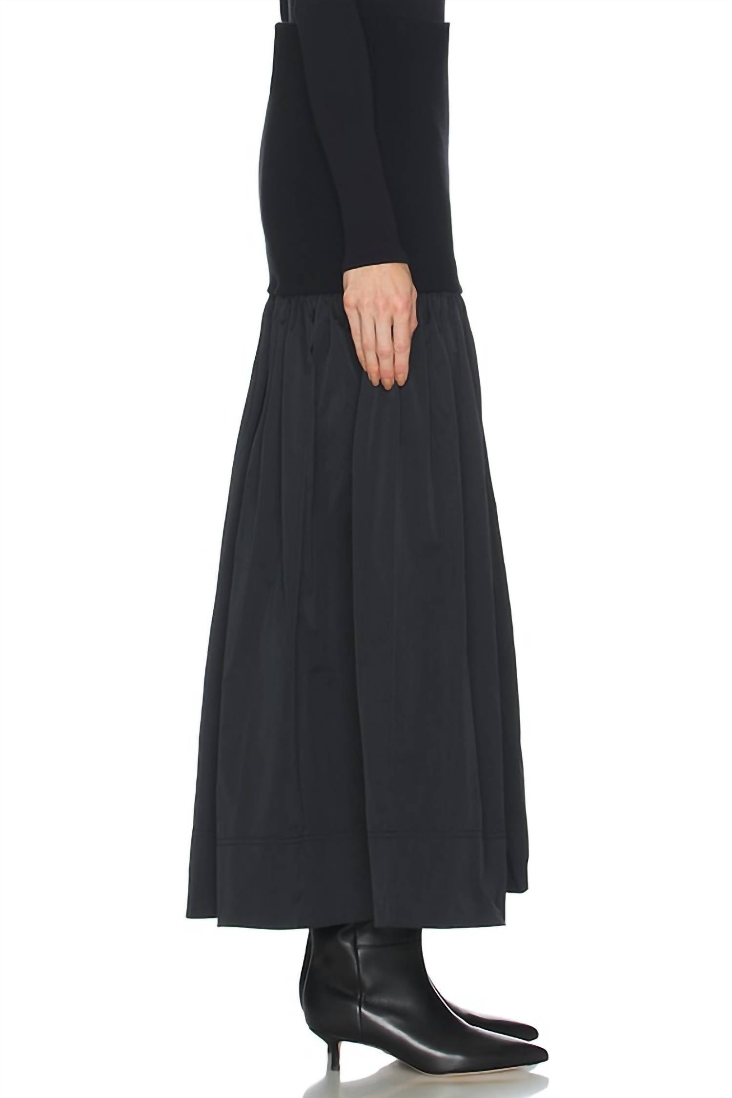 A.L.C. - Cami Mixed Media Maxi Skirt