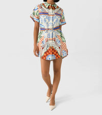 Hunter Bell - Nicole Mini Shirt Dress