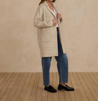 Rylee + Cru - Longline Plaid Coat