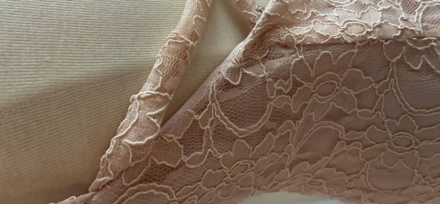 MORILEE Women's Full-Length Lace Dress in blush - women's dress - detail view