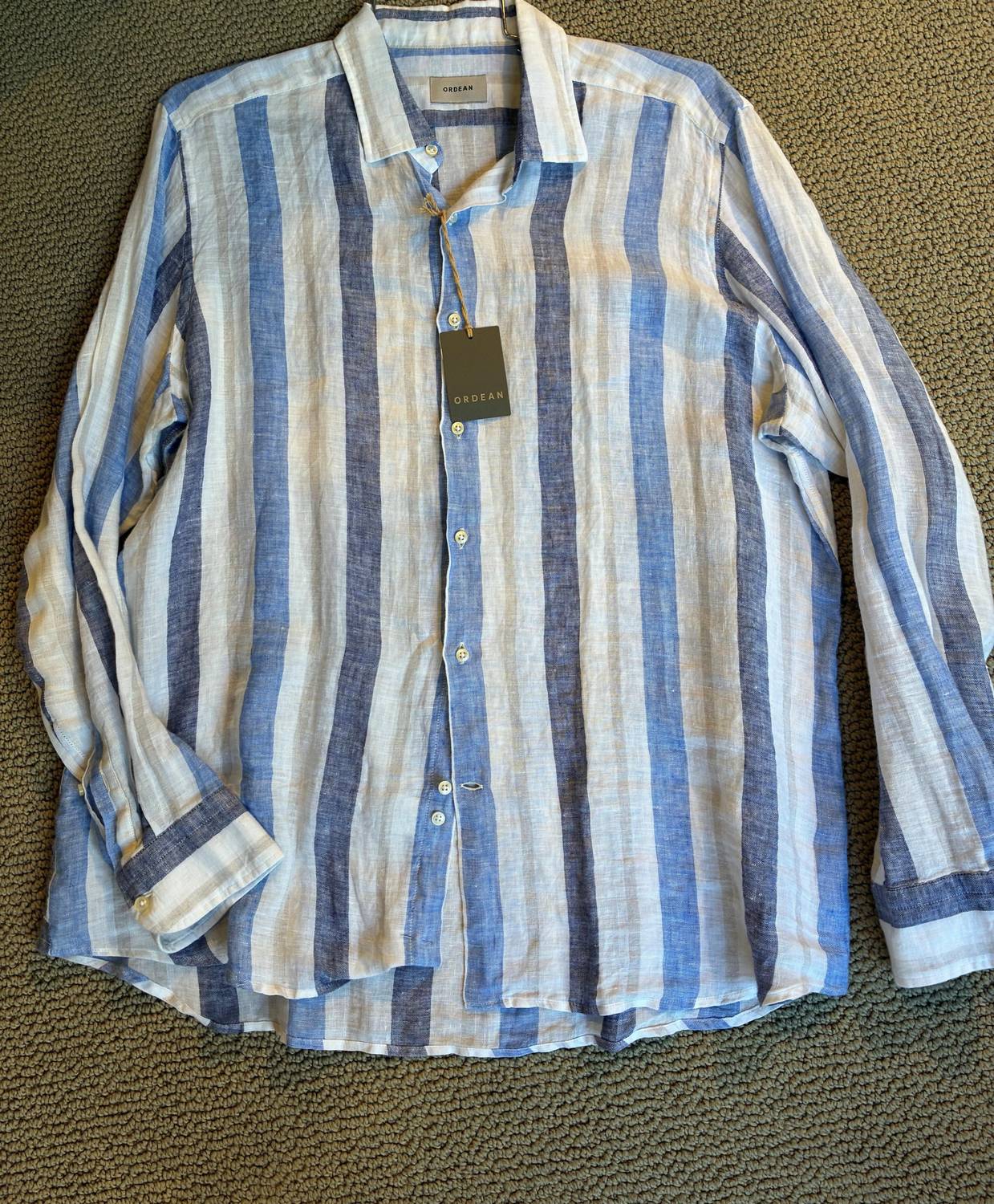 Ordean - Men's Button Down Shirt - Plus