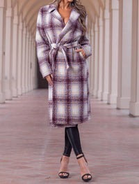 Little Secret Of Mine - Plaid Tweed Coat