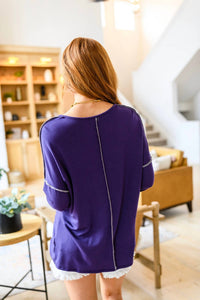 Haptics - Happiest in Spring Long Sleeve Henley Top