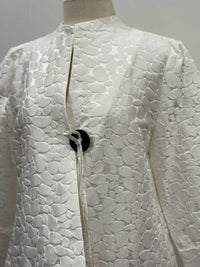 Ic Collection - Jacquard High-low Asymmetric Jacket