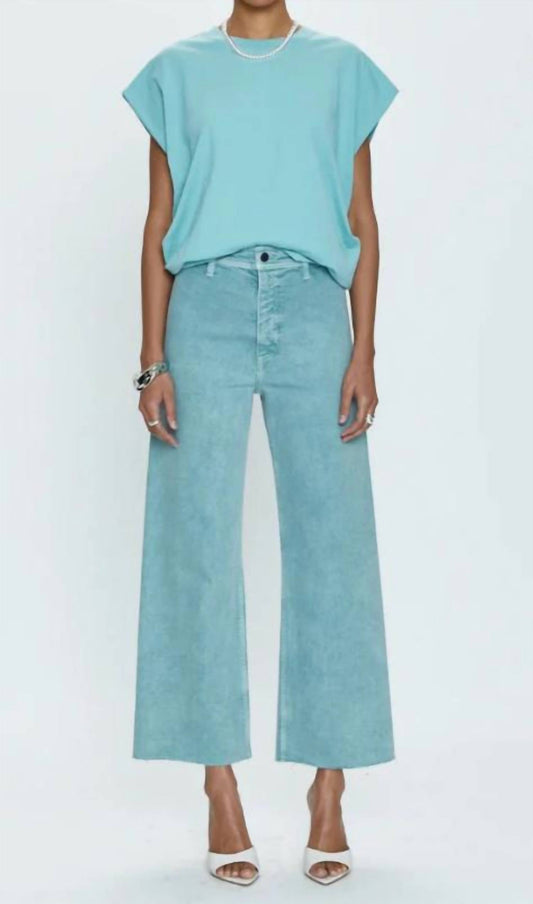 Pistola - PENNY CROP HIGH RISE WIDE LEG JEAN