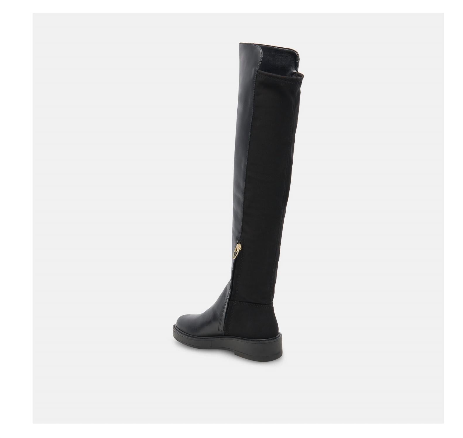 Dolce Vita Women's Ember Boots in black leather - women's shoe - view 4