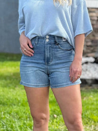 Judy Blue - The Double Trouble Denim Shorts