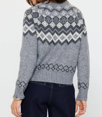 Current Air - Round Neck Fair Isle Sweater