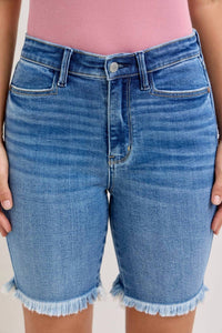 Judy Blue - High Waisted Bermuda Shorts