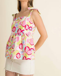Thml - Without A Care Shoulder Tie Top