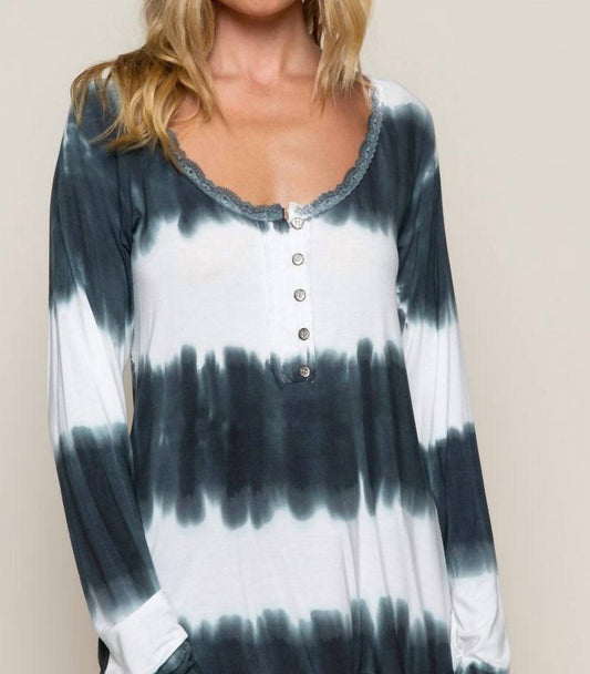 Dip Dyed Long Sleeve Tee