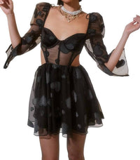 For Love & Lemons - Alexandrea Heart Mini Dress