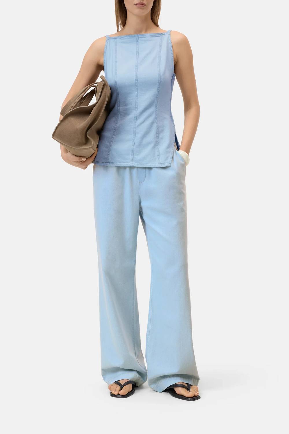 Closed - Strappy Denim Top