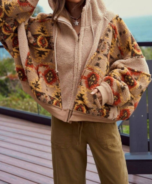 Lovlov - Vintage Aztec Fleece Jacket