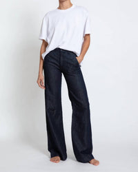 Askk Ny - Denim Wide Leg Trousers