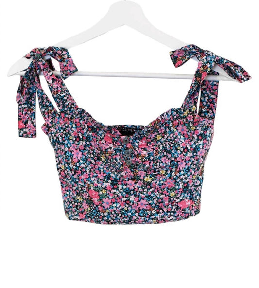 Katie J Nyc - Girl's Tweens Mason Bright Floral Top